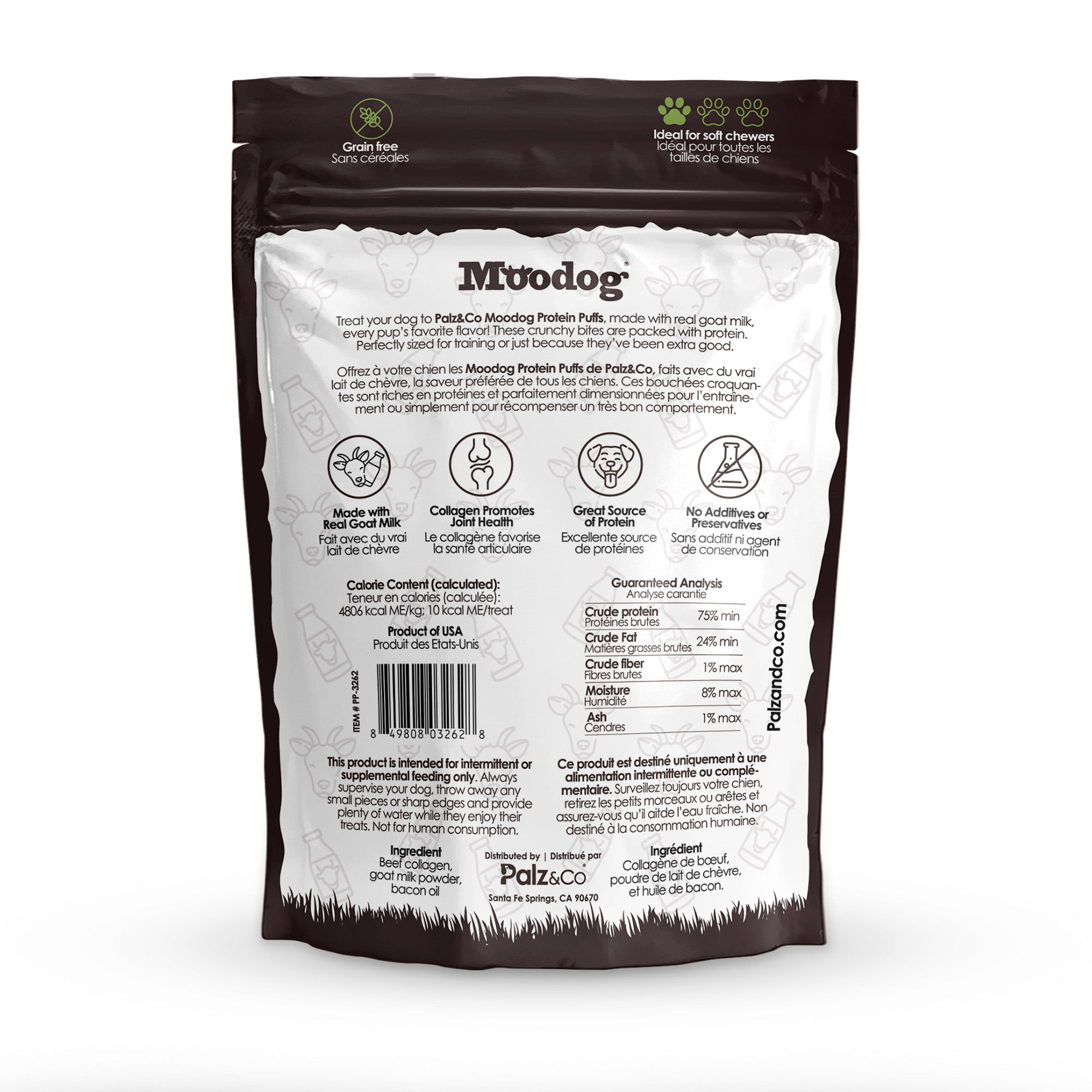 Moodog Beef Protein Puffs