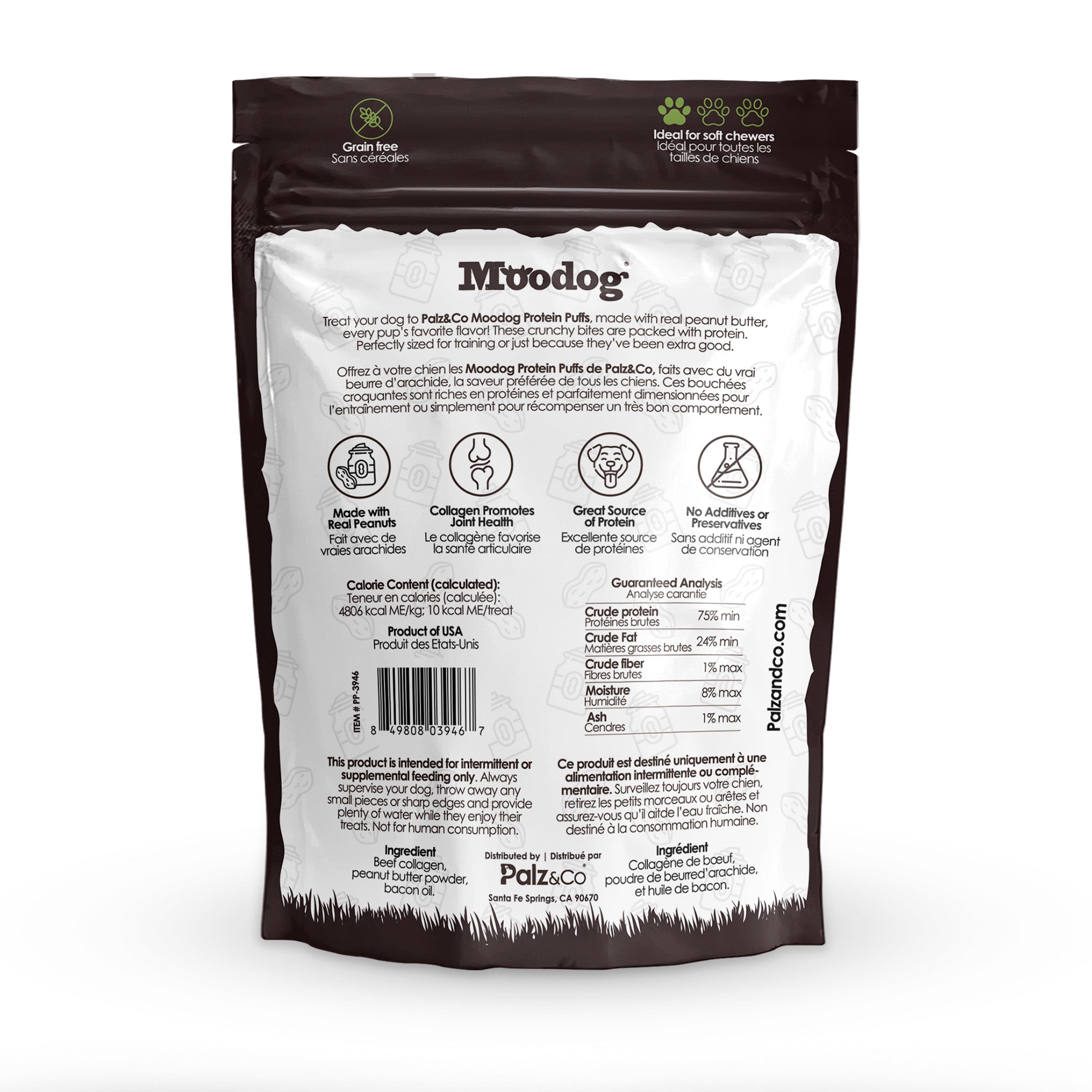 Moodog Beef Protein Puffs