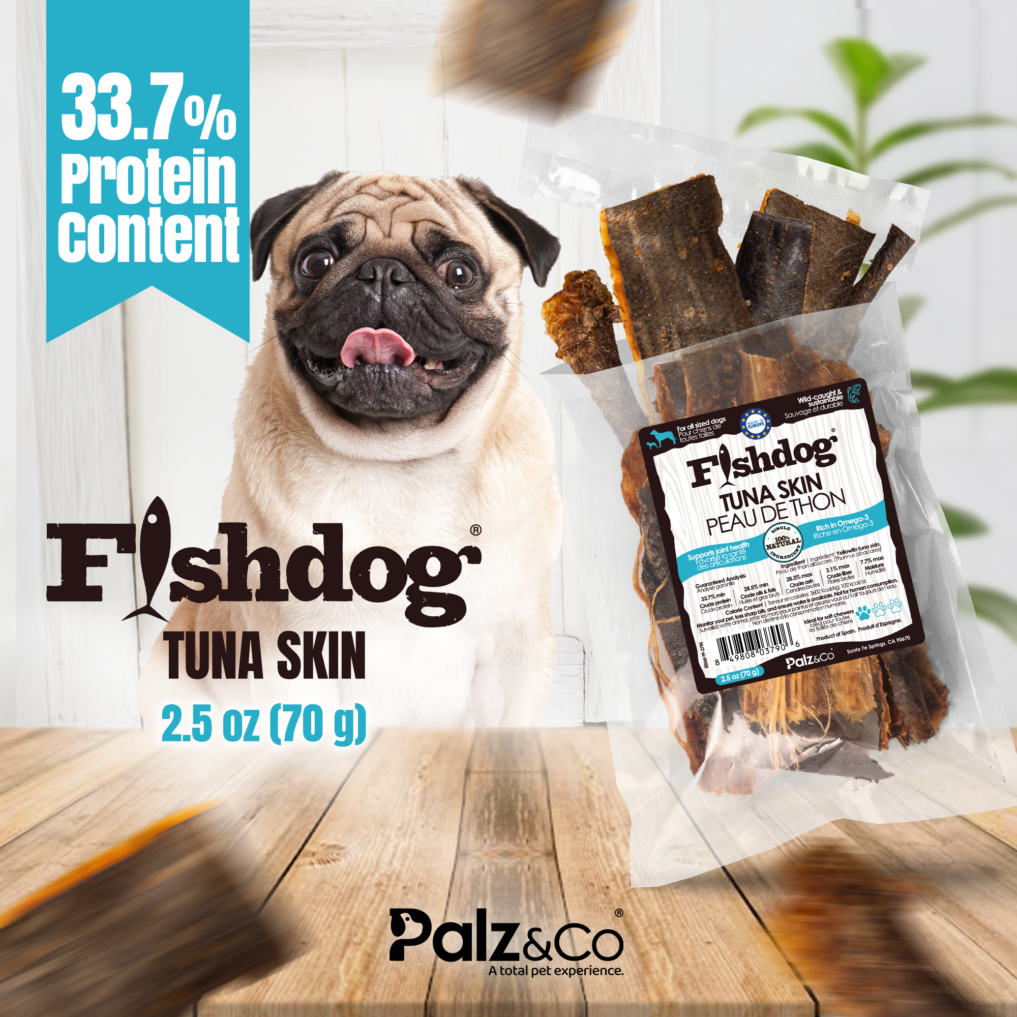 Fishdog Tuna Skin - 2.5 oz (70g) Secondary image