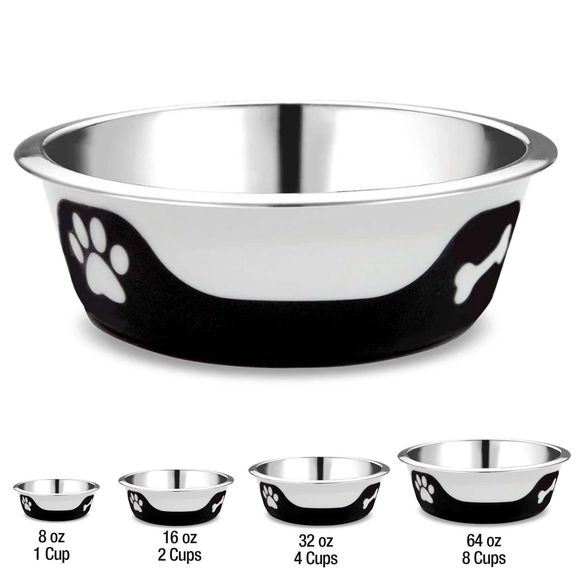 Thermocool Insulated Pet Bowl, Non-Skid Base (Black) Secondary image