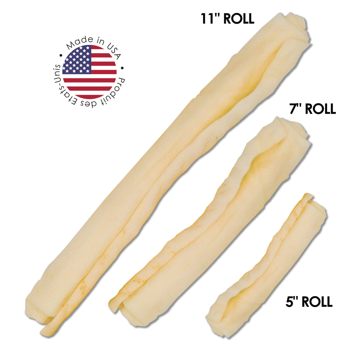 Moodog Beef Corium Collagen Roll Dog Treats