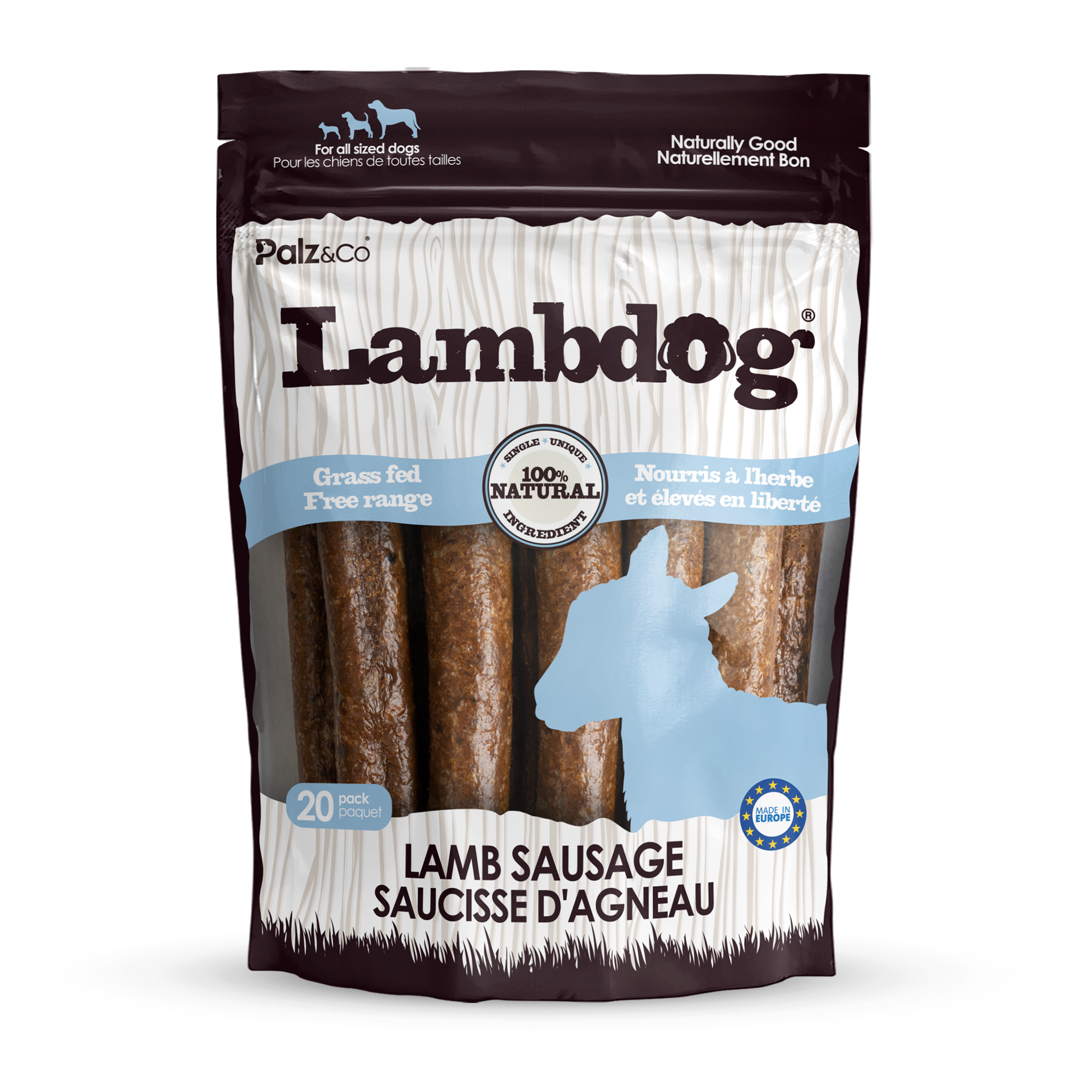 Lambdog Lamb Sausage Dog Treats - 8 & 20 Pack Secondary image