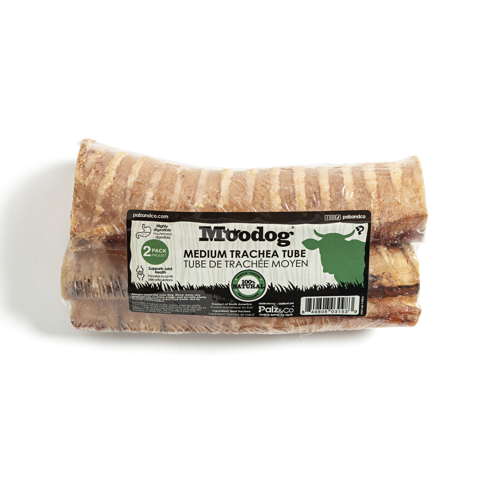 Moodog Beef Trachea Tubes - Pack of 2 Main image