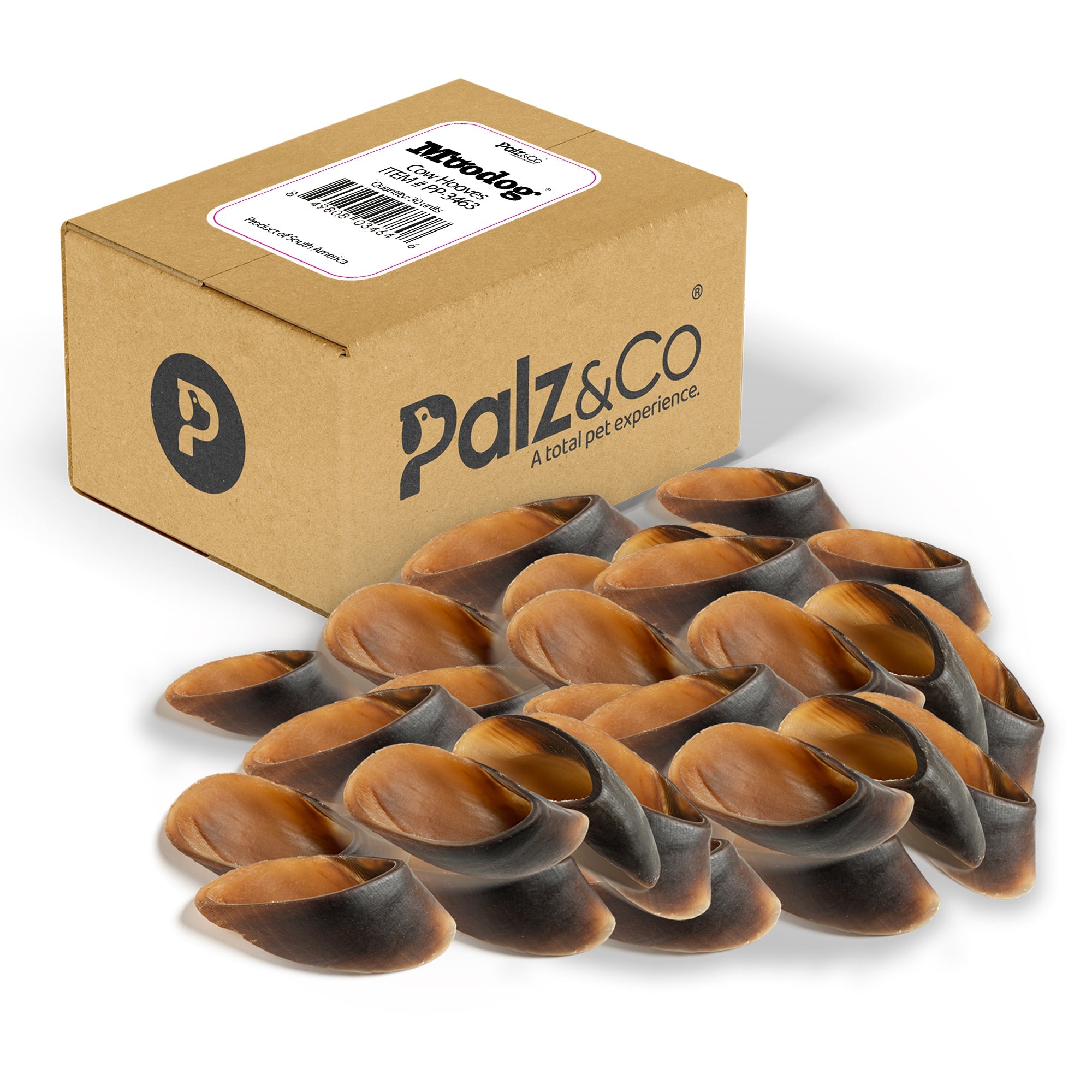 Palz & Co dog toys with packaging on a white background Main image