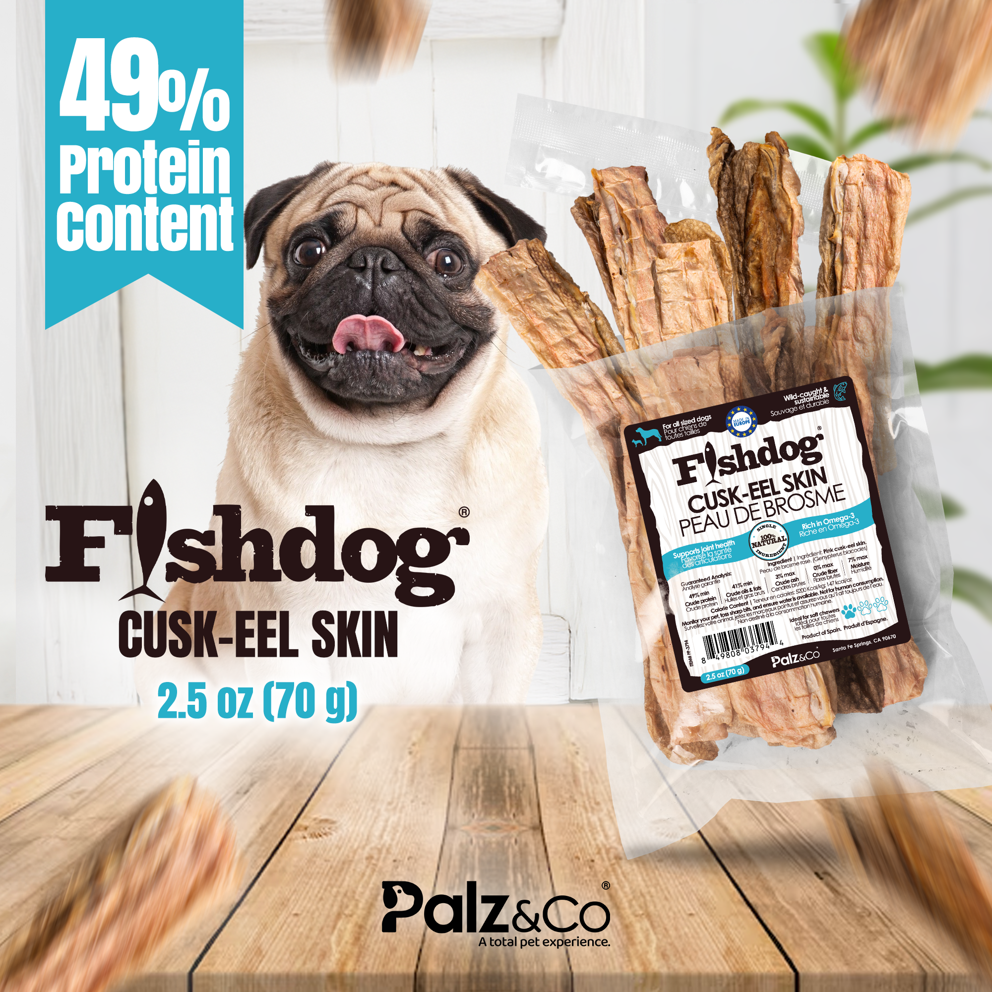Fishdog Cusk-Eel Skin - 2.5 oz (70g) Secondary image