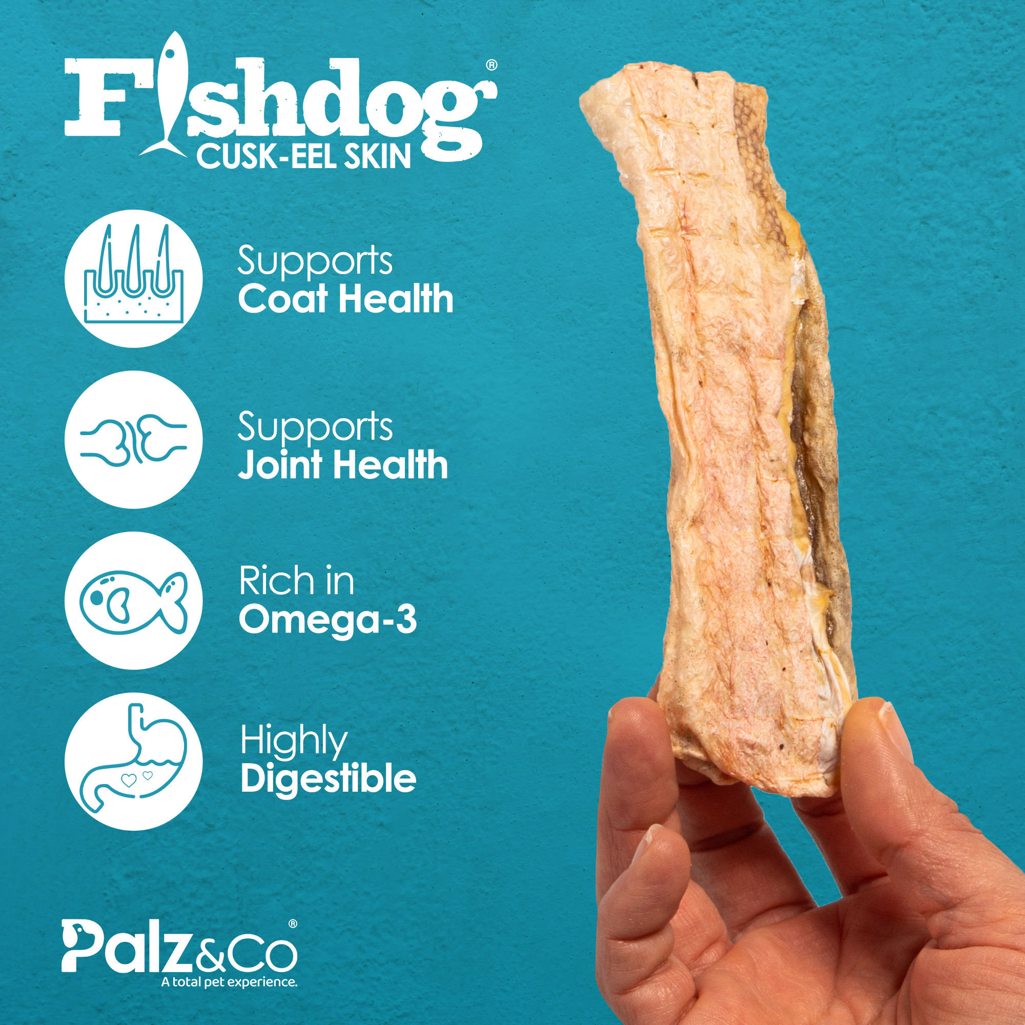 Fishdog Cusk-Eel Skin - 2.5 oz (70g)
