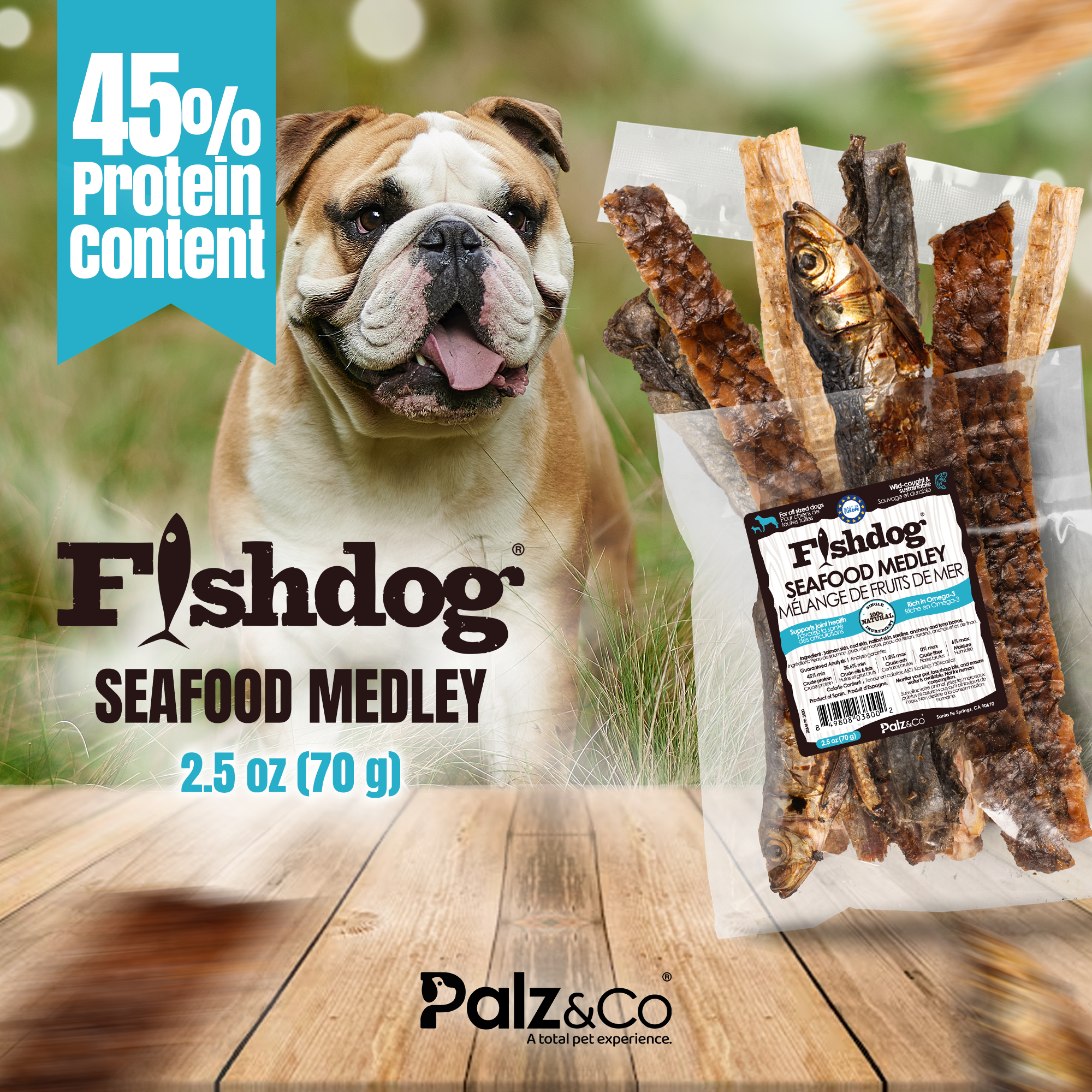 Fishdog Seafood Medley 2.5 oz (70g) Secondary image