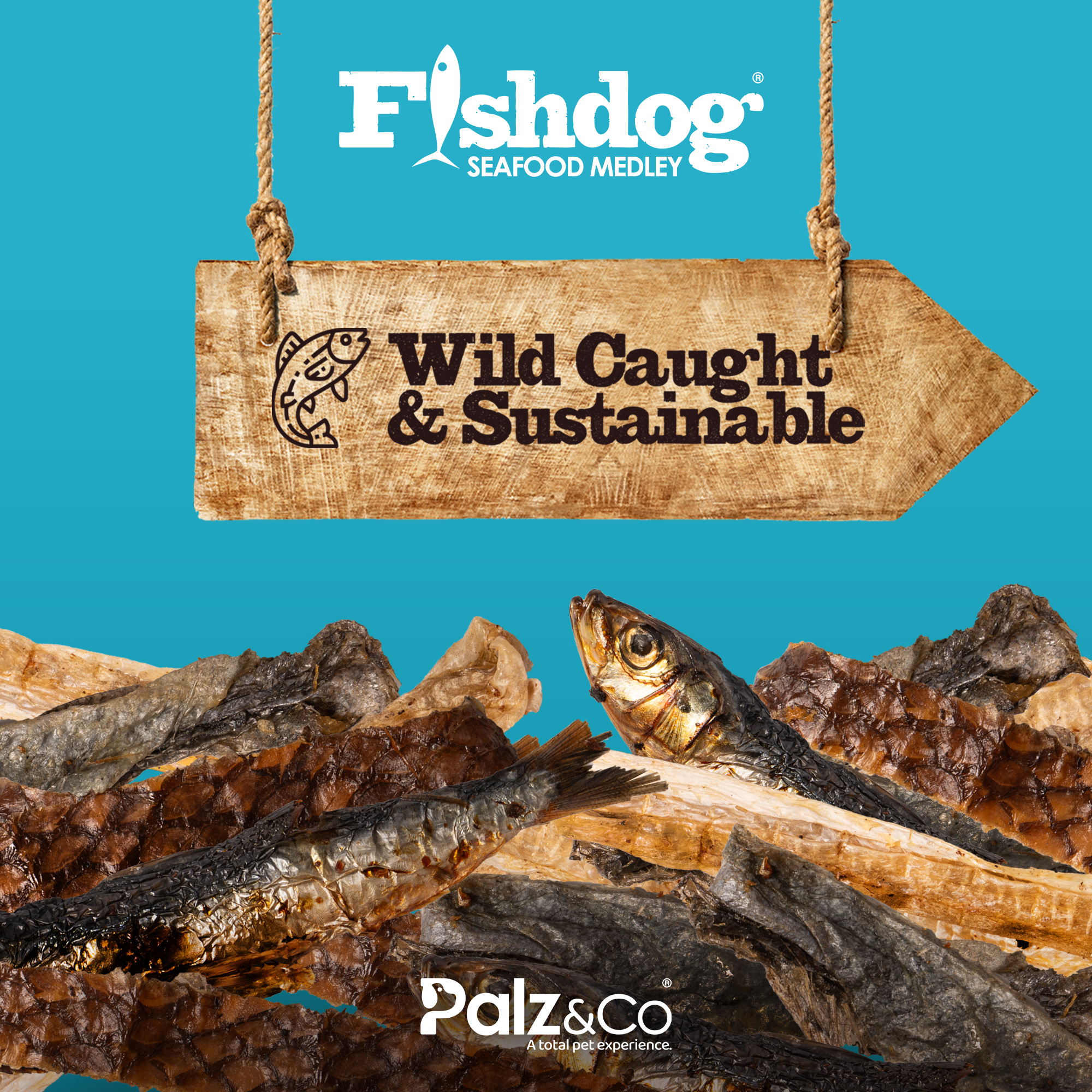 Fishdog Seafood Medley 2.5 oz (70g)