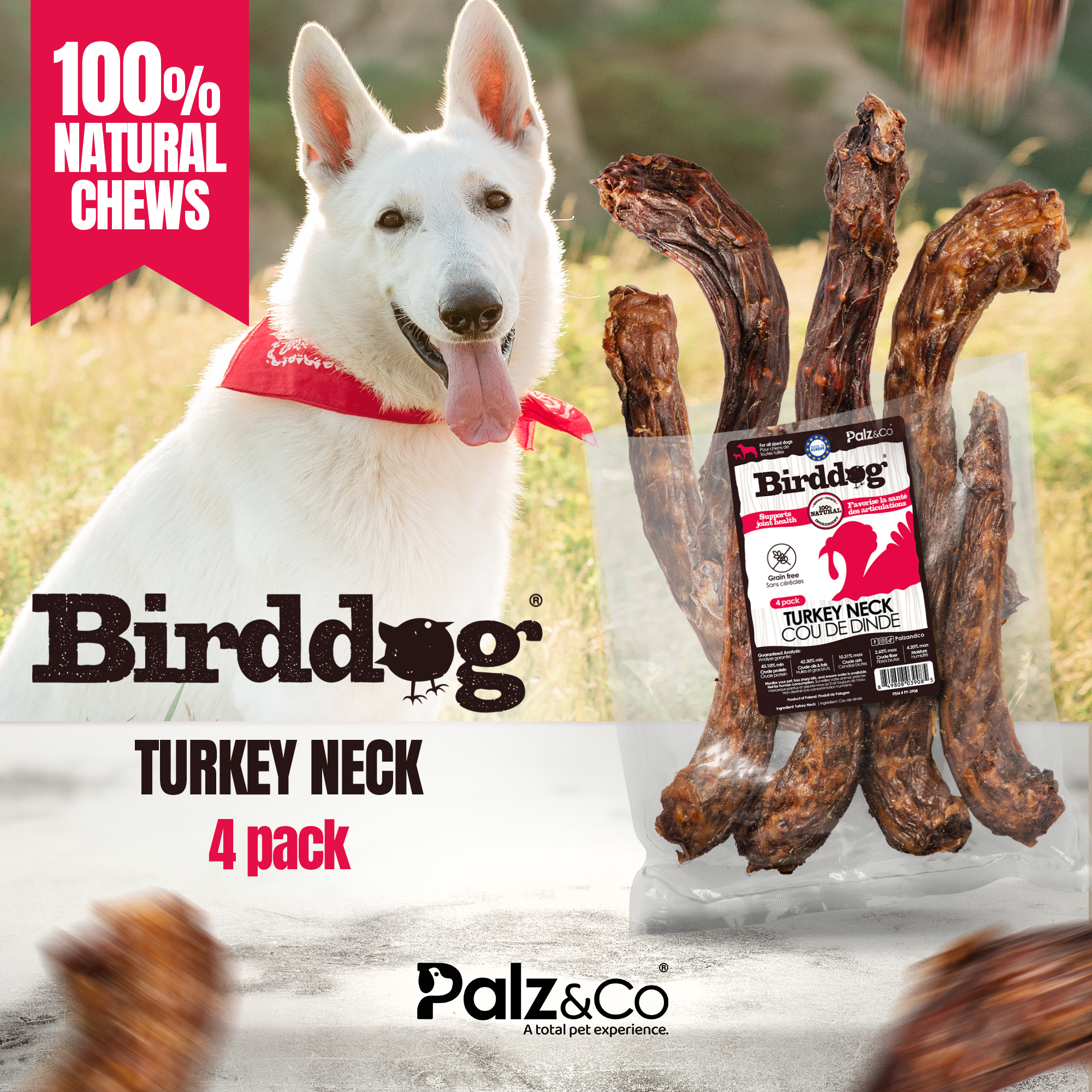 Birddog Turkey Necks - Pack of 4 Secondary image