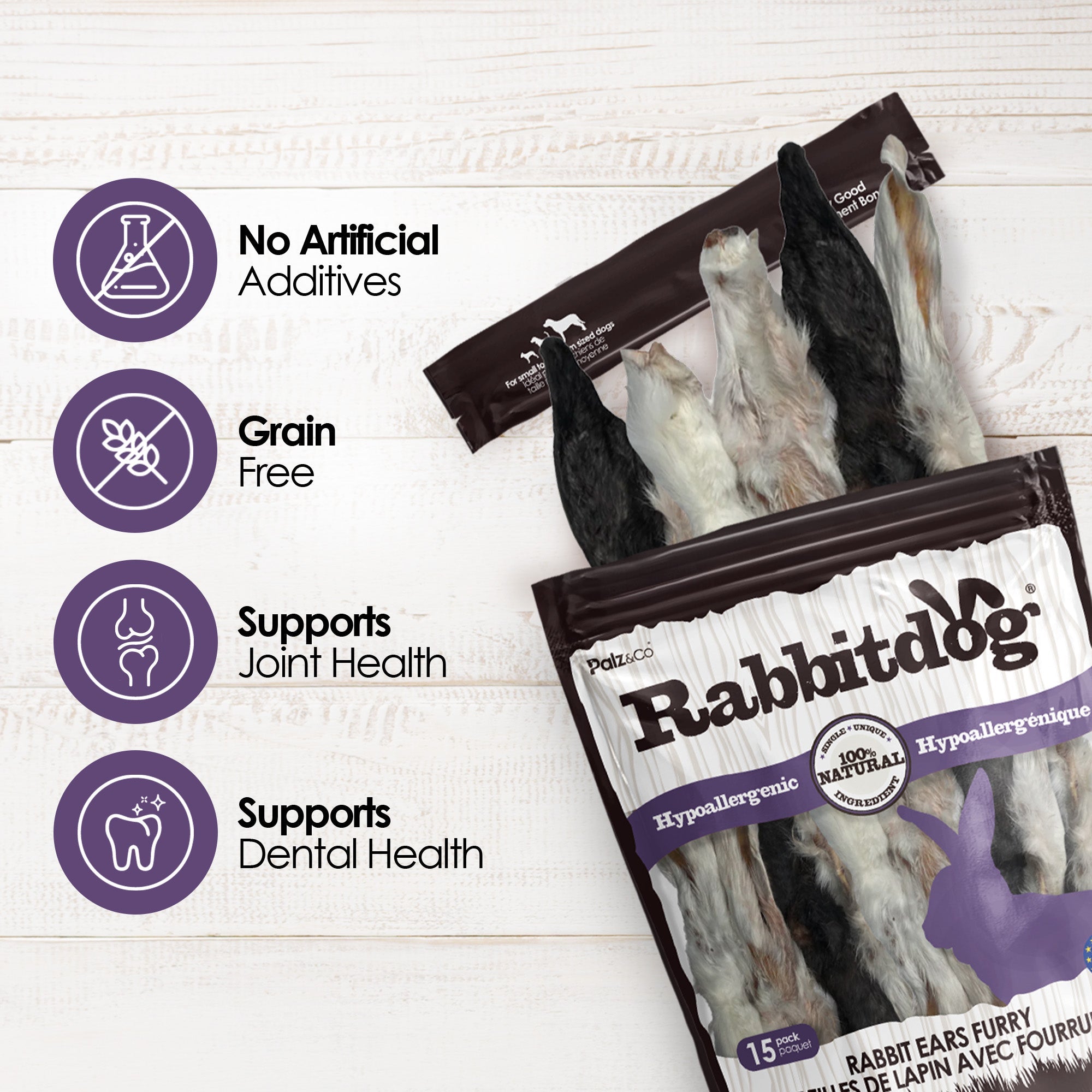 Rabbitdog Rabbit Ears - With Fur