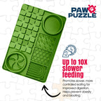 Paw Puzzle Silicone 2-in-1 Slow Feeder & Lick Mat - 3 Sizes & Colors