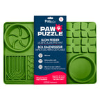 Paw Puzzle Silicone 2-in-1 Slow Feeder & Lick Mat - 3 Sizes & Colors