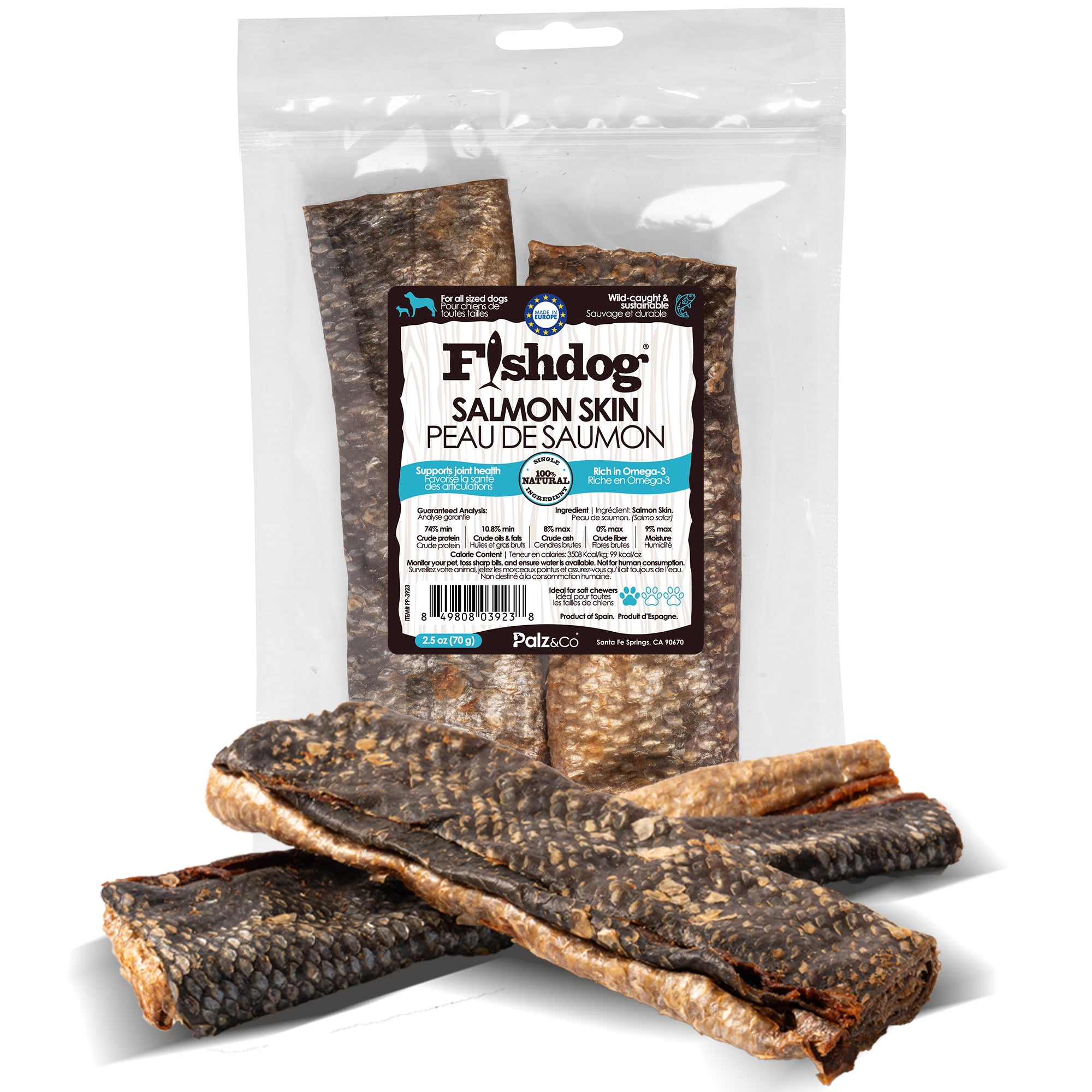 Fishdog Salmon Skin - 2.5 oz (70g) Main image