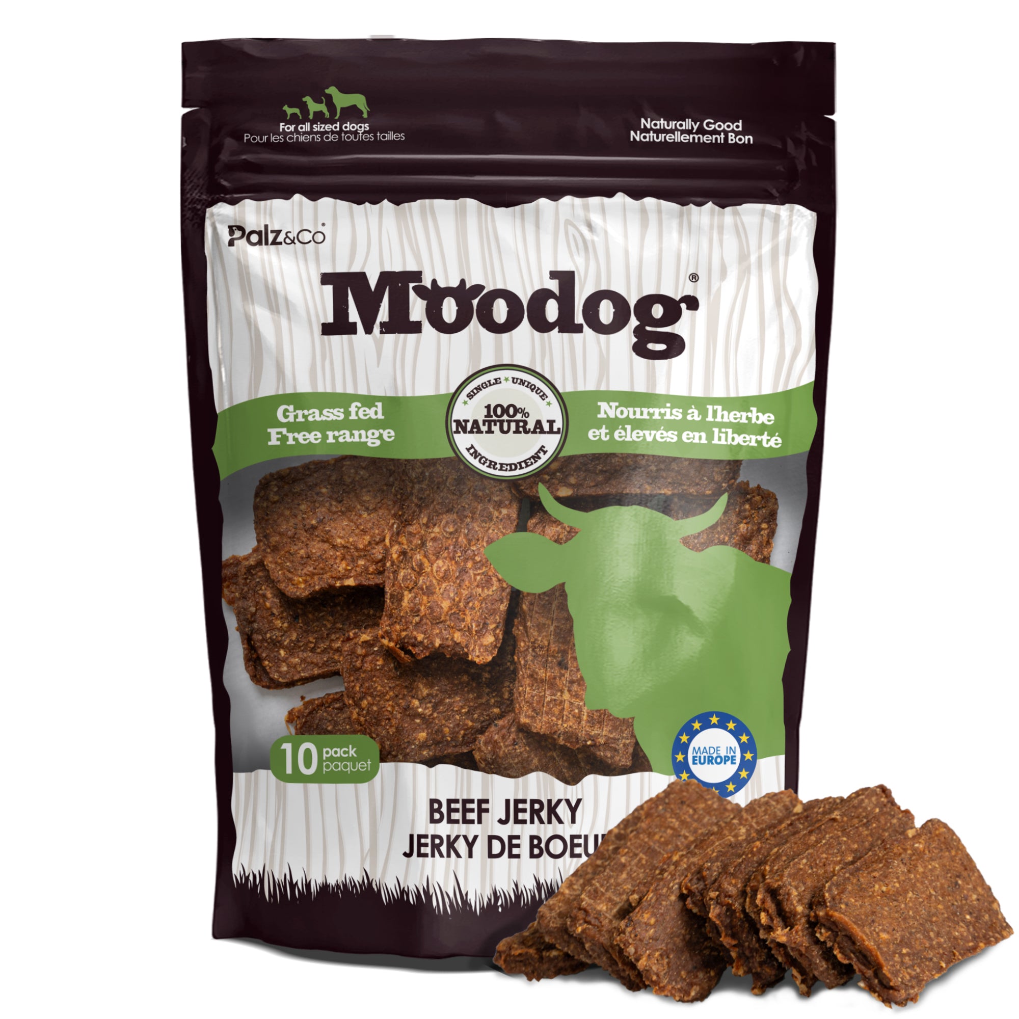 Moodog Beef Jerky Chews - Pack of 10 Main image