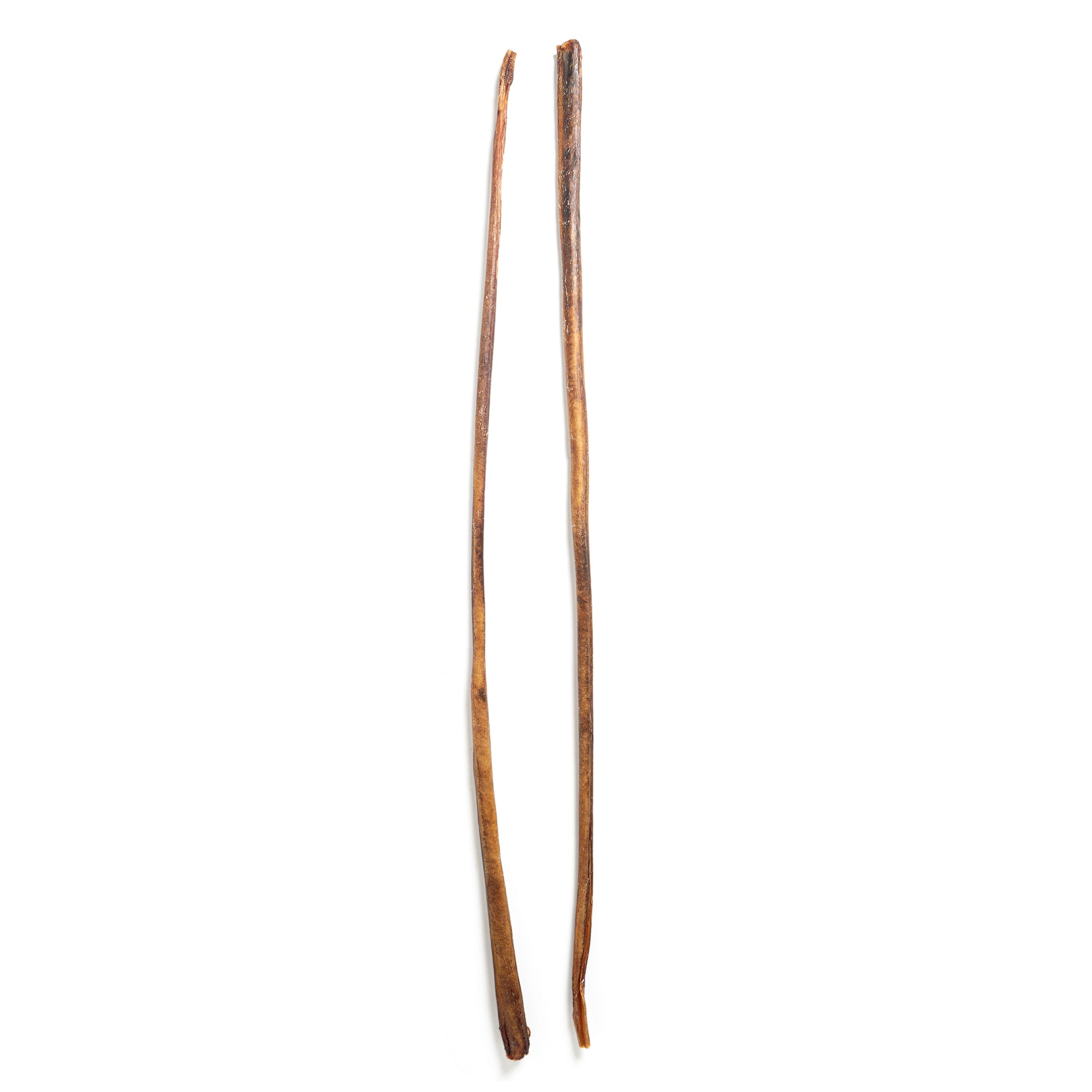 Front view of Moodog Beef Cane Bully Stick Mega, 35-inch Retail.