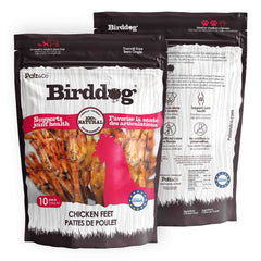 Alternate front view of Palz & Co BirdDog Chicken Feet Chews, 10 Pack Retail