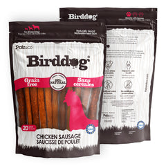 Alternate front view of Palz & Co BirdDog Chicken Sausage Treats, 20 Pack Retail