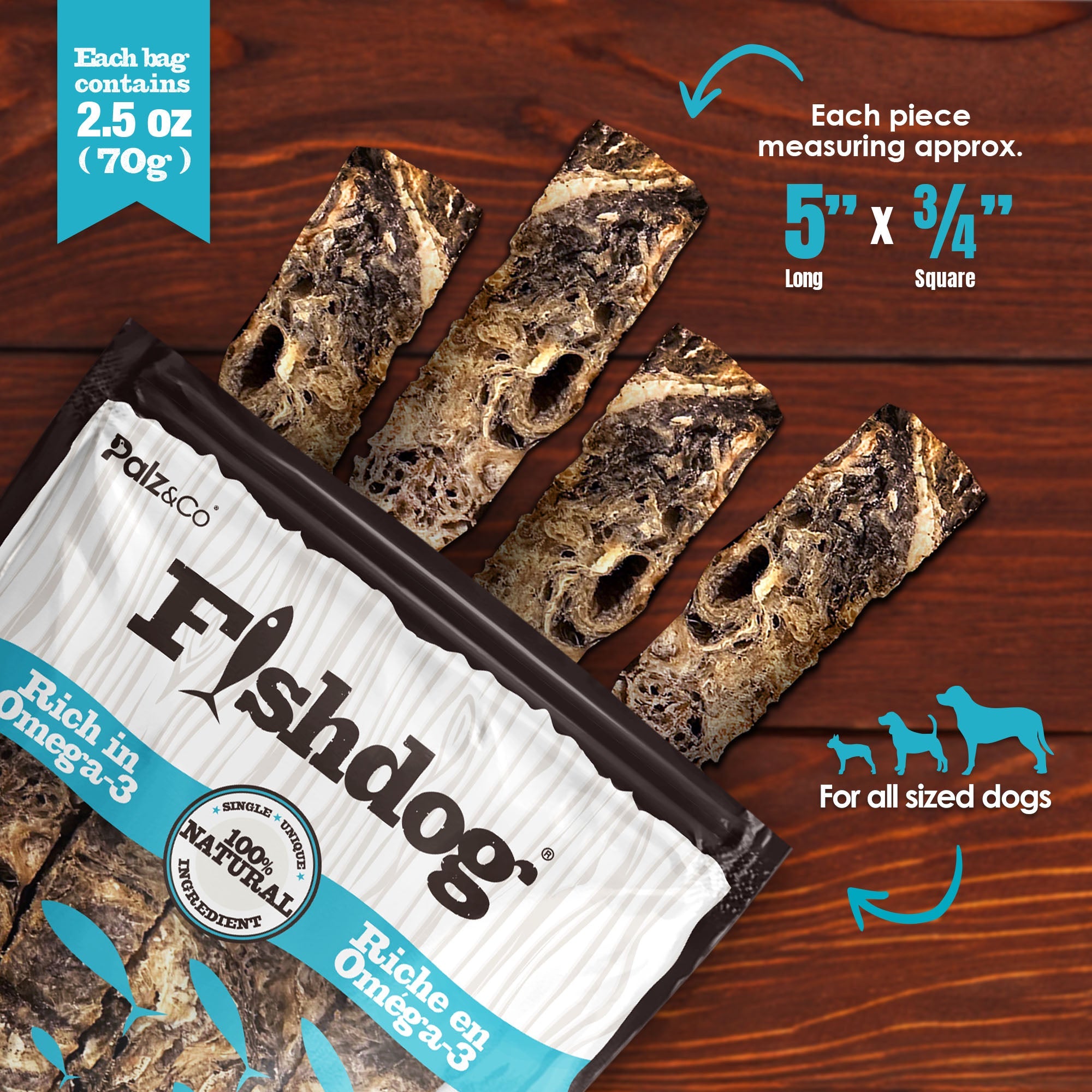 Fishdog Cod Sticks - 2.5 oz Secondary image
