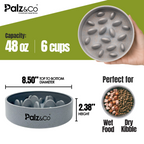 EcoBowl Slow Feeder Dog Bowl